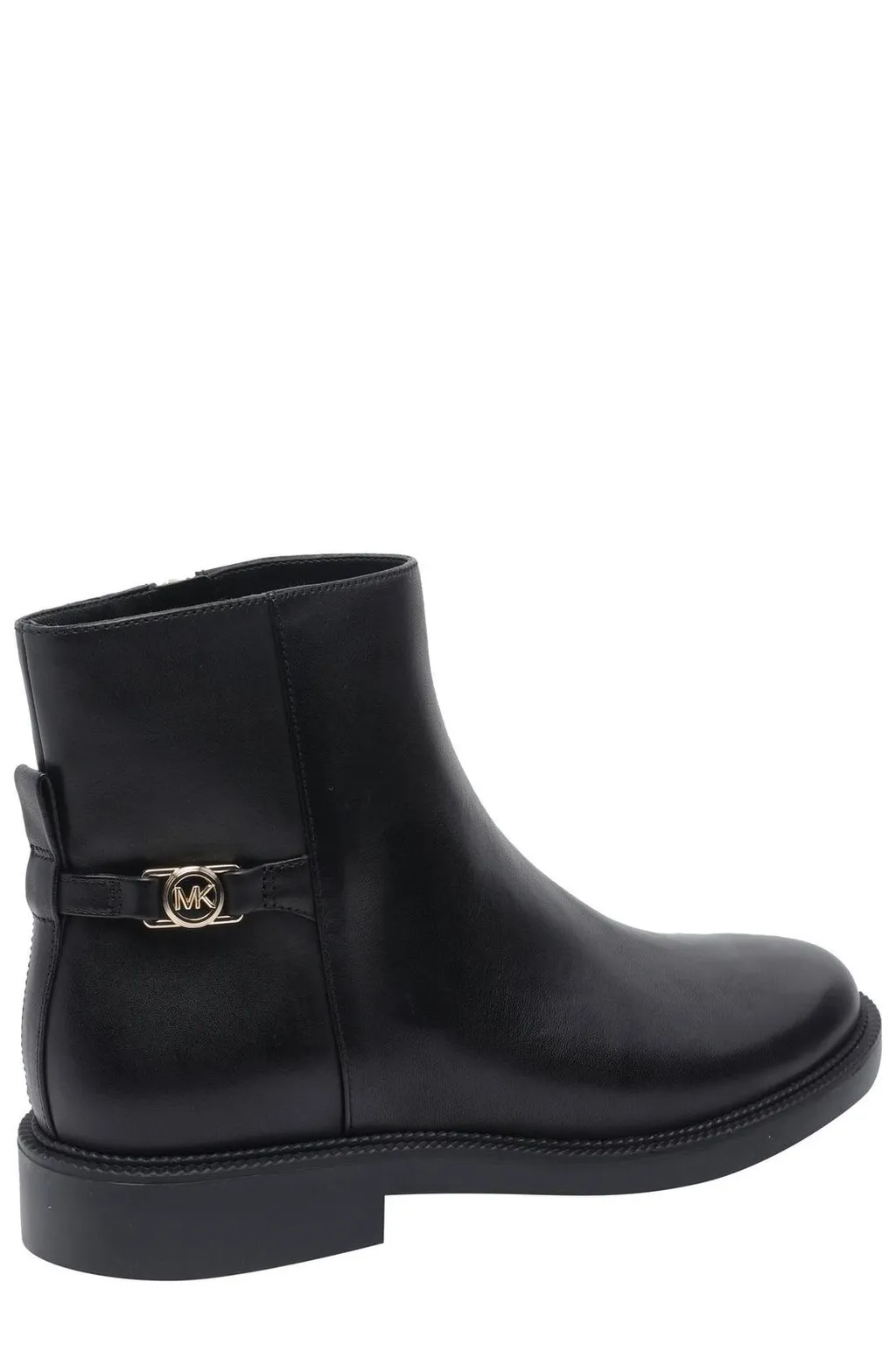 Michael Michael Kors Logo Plaque Ankle Boots