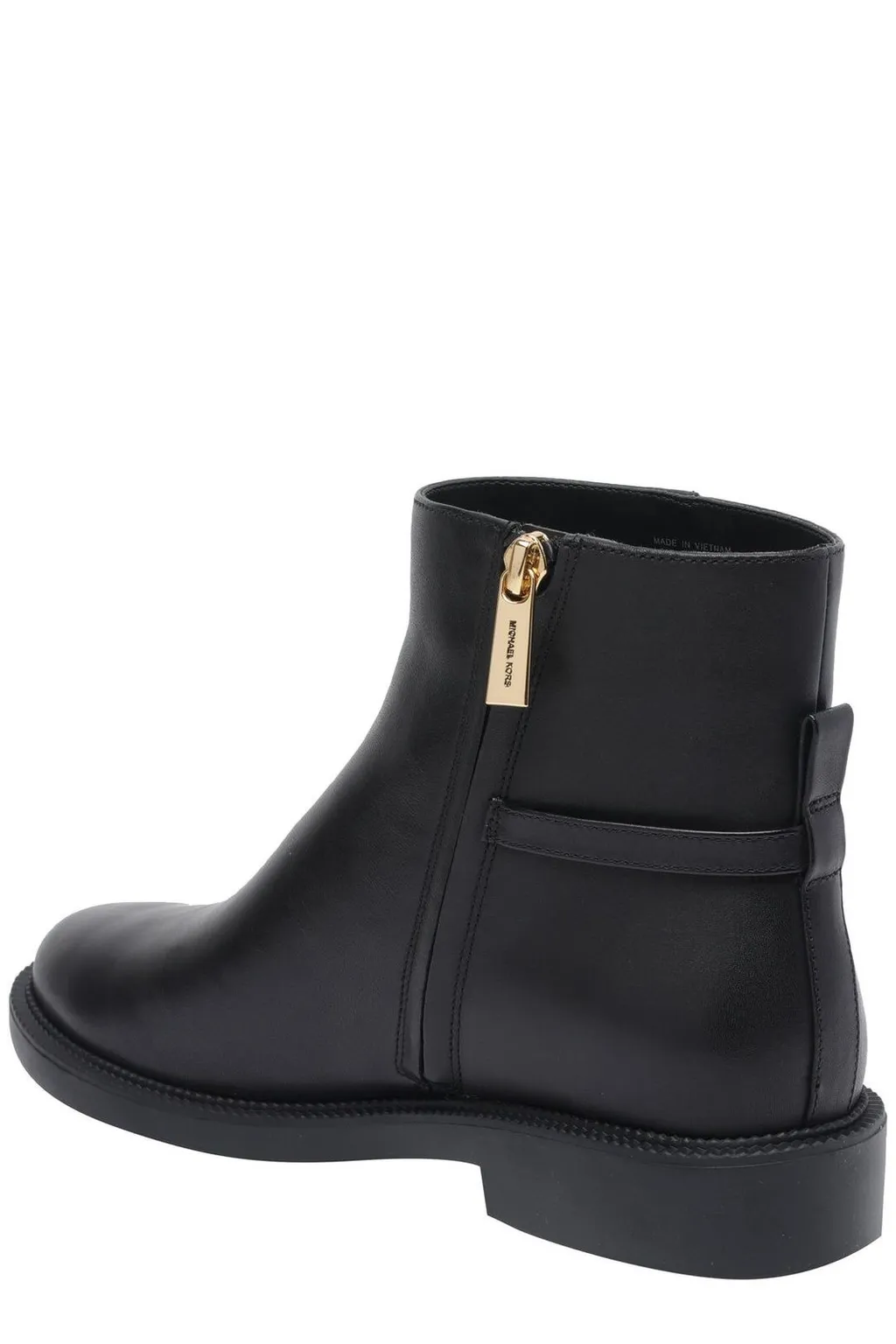 Michael Michael Kors Logo Plaque Ankle Boots
