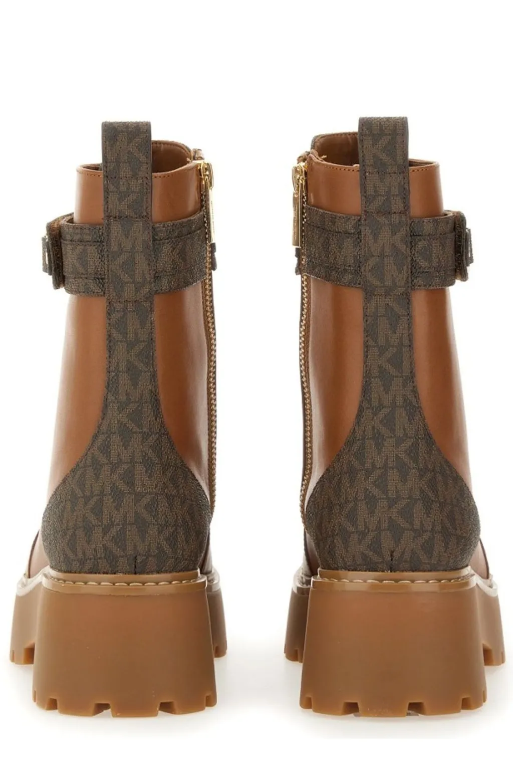 Michael Michael Kors Logo Plaque Ankle Boots