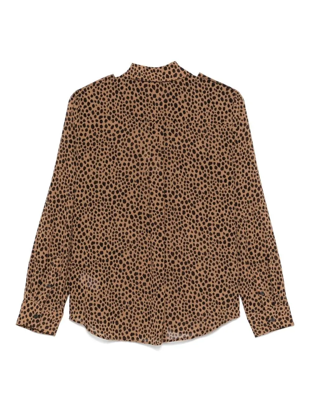 Michael Michael Kors Leopard Printed Button-Up Shirt