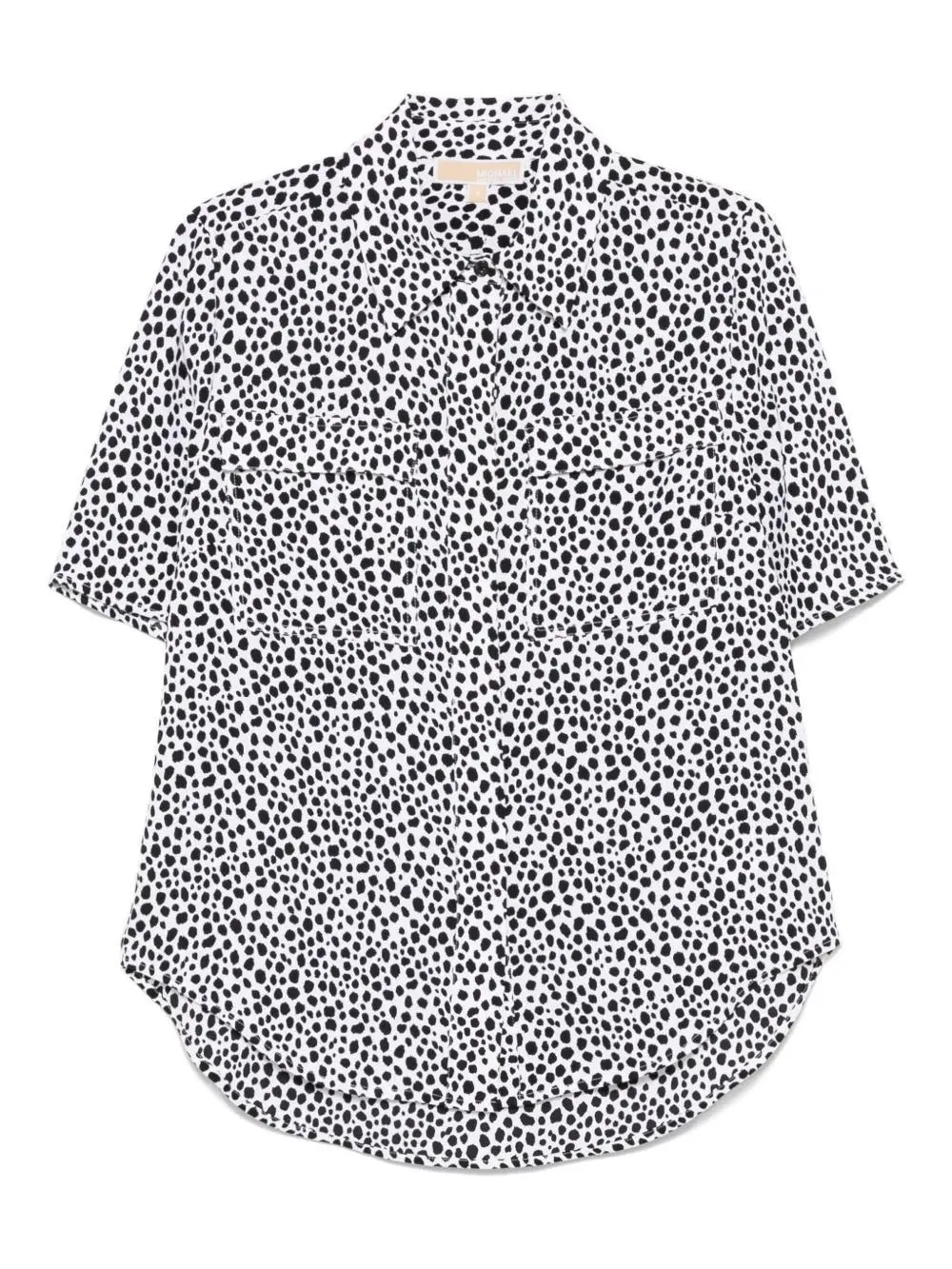 Michael Michael Kors All-Over Printed Satin Shirt