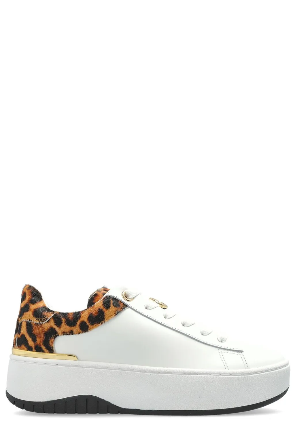 Michael Michael Kors Leopard Printed Lace-Up Sneakers