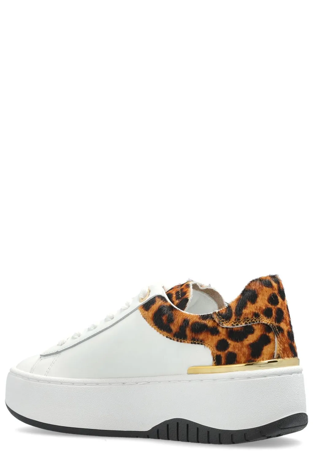 Michael Michael Kors Leopard Printed Lace-Up Sneakers