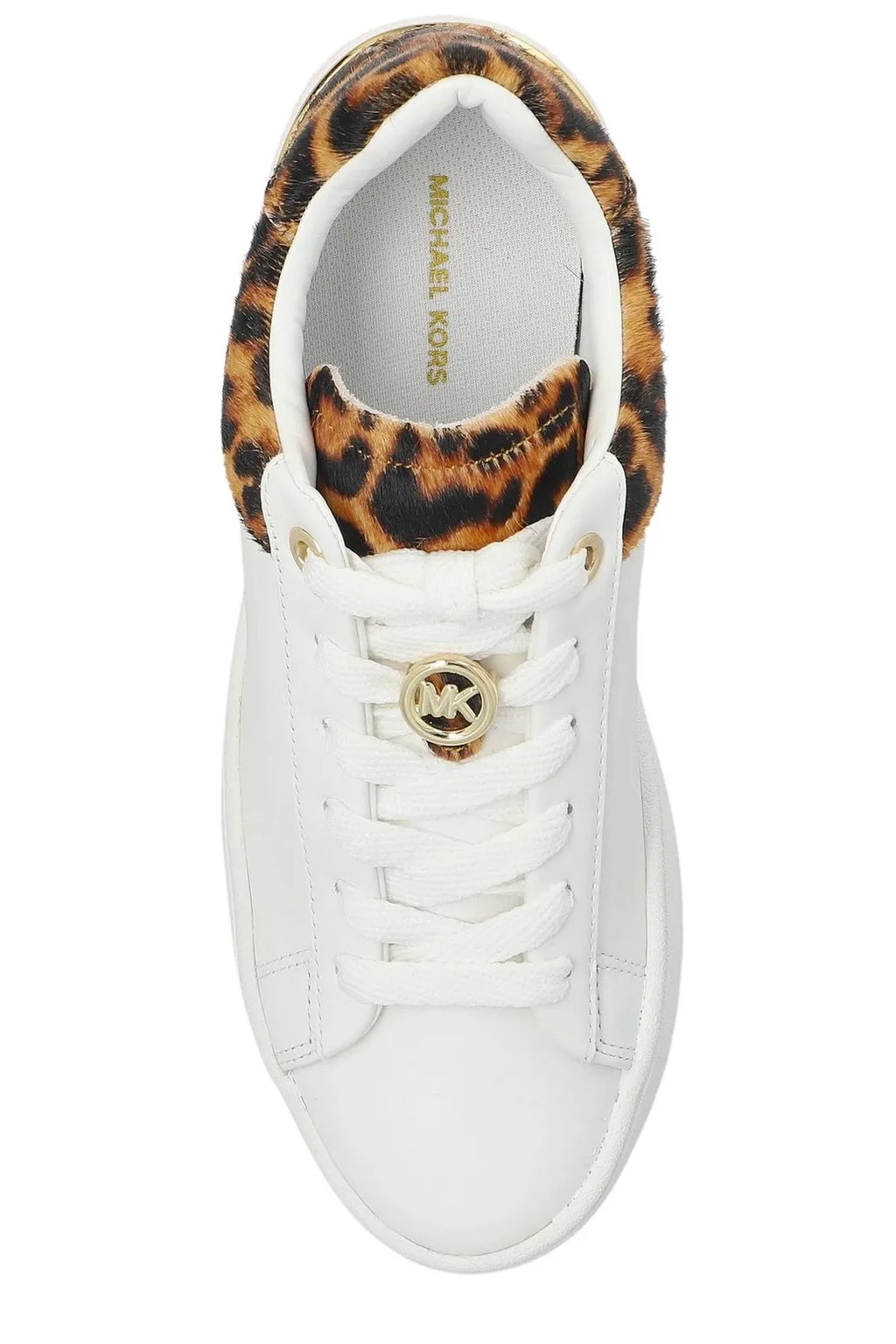 Michael Michael Kors Leopard Printed Lace-Up Sneakers