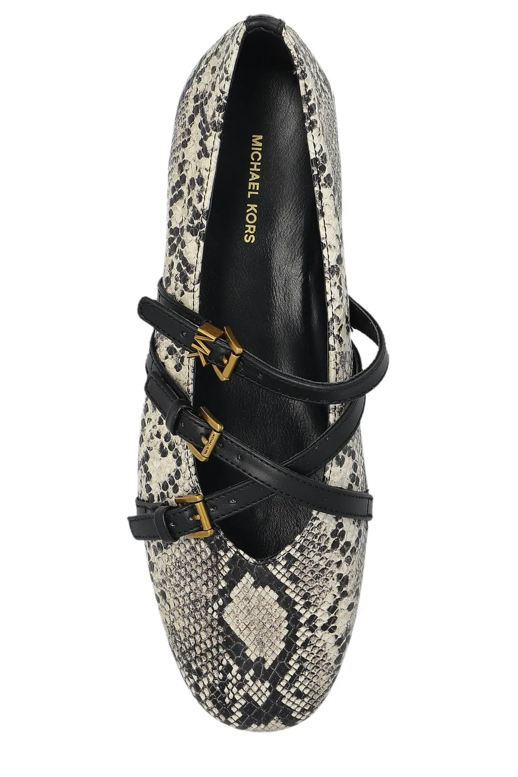 Michael Michael Kors Indy Embossed Ballet Flats