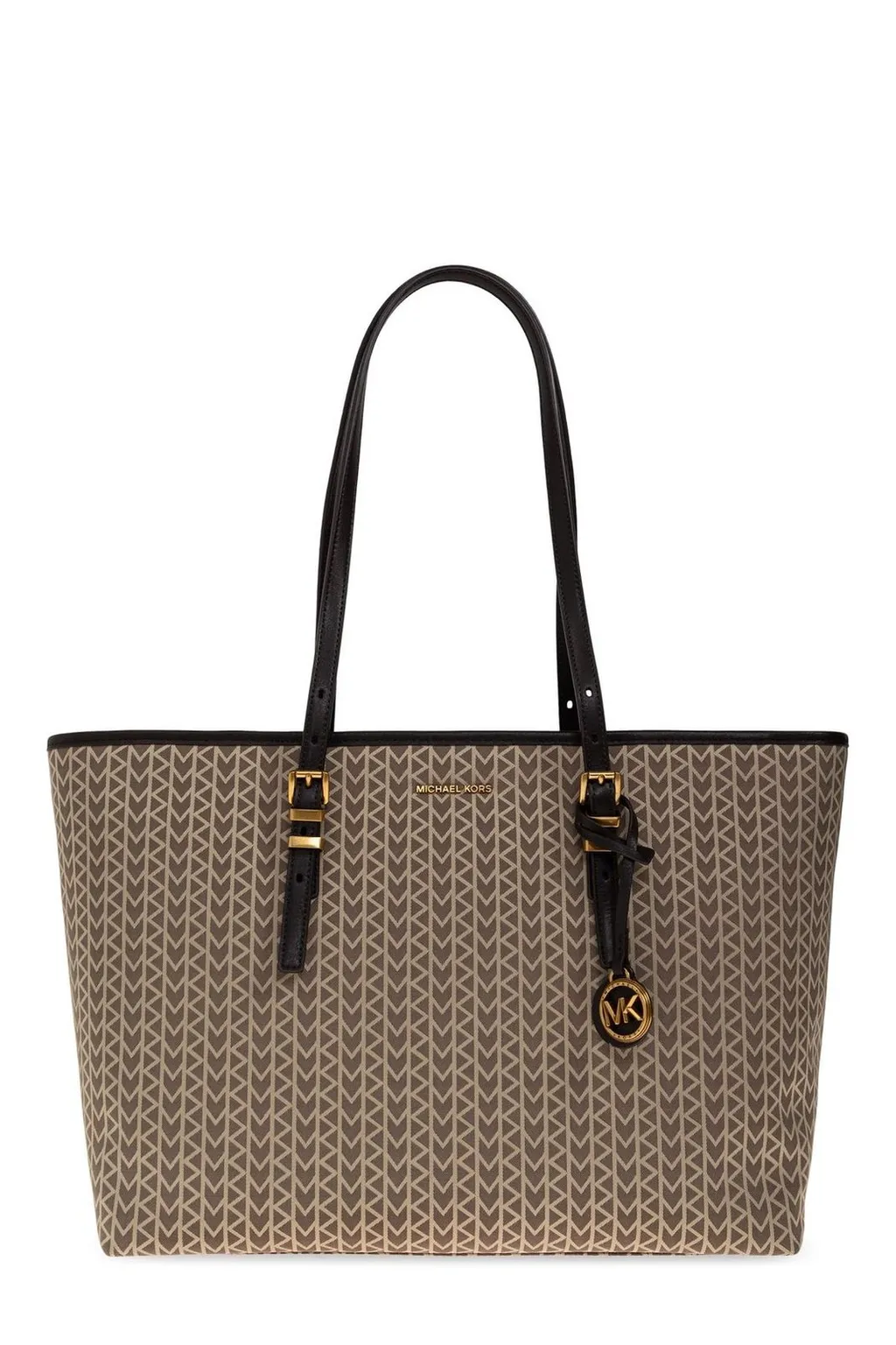 Michael Michael Kors Quinn Large Logo Jacquard Tote Bag
