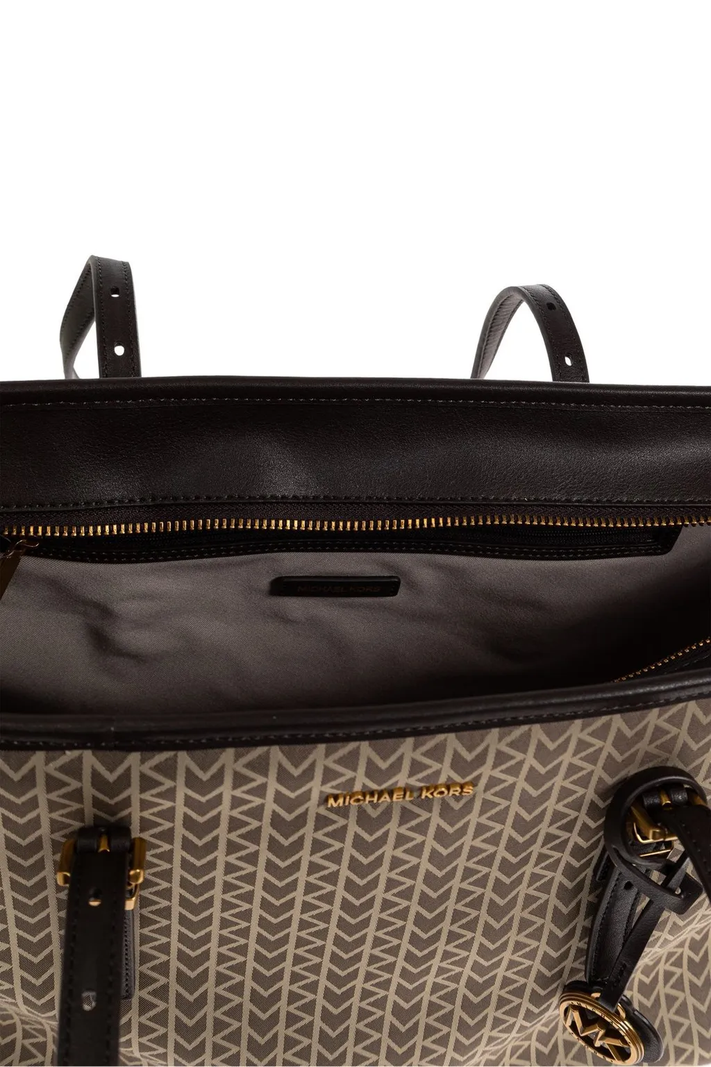 Michael Michael Kors Quinn Large Logo Jacquard Tote Bag