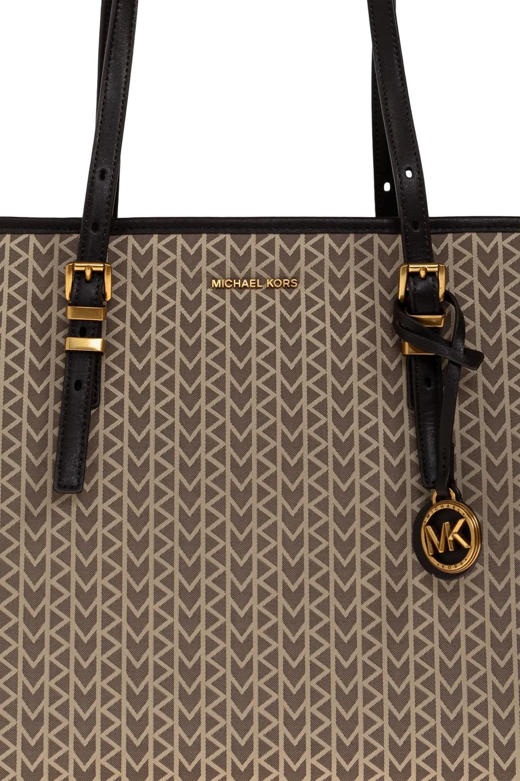Michael Michael Kors Quinn Large Logo Jacquard Tote Bag
