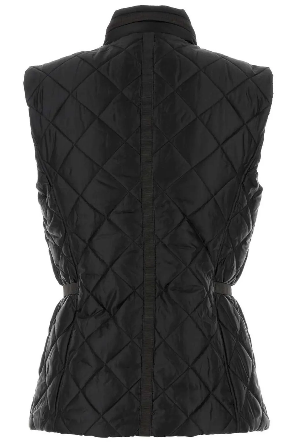 Michael Michael Kors Quilted Drawstring Waist Vest