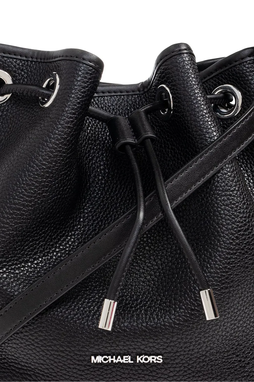 Michael Michael Kors Logo Plaque Drawstring Tote Bag