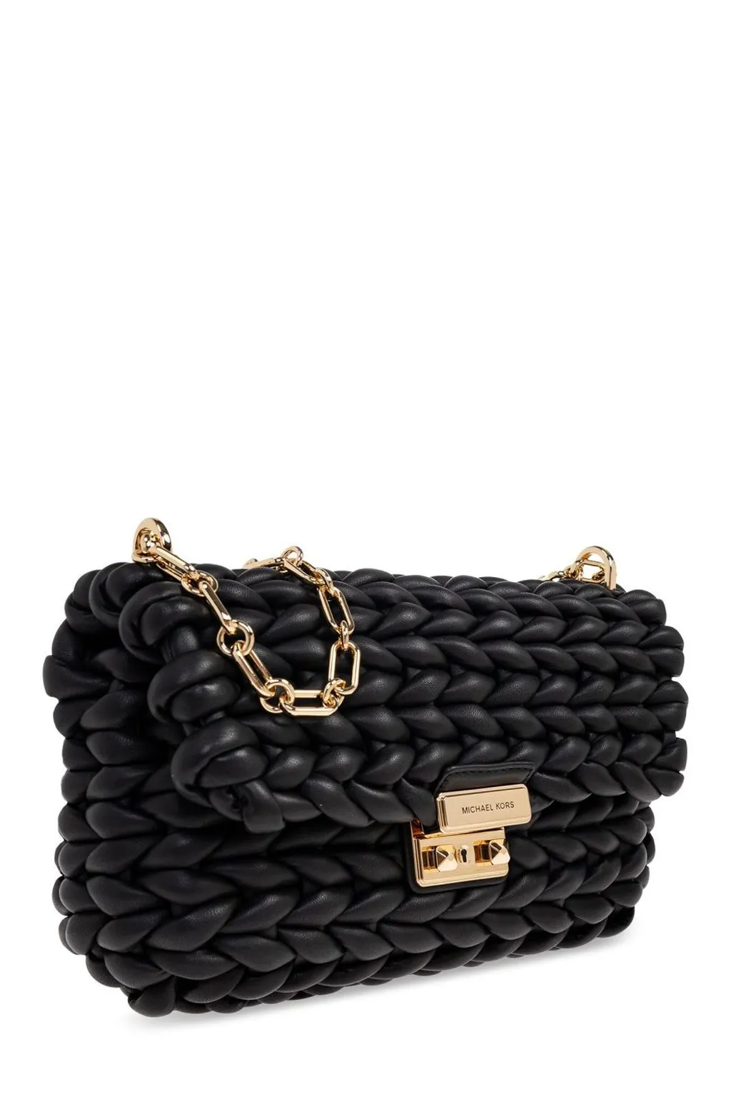 Michael Michael Kors Tribeca Large Hand-Braided Shoulder Bag