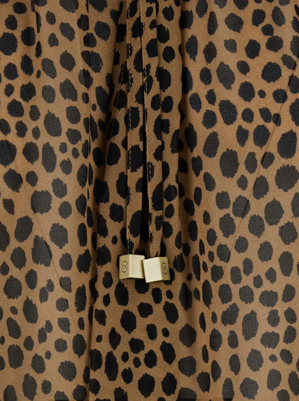 Michael Michael Kors All-Over Leopard Printed Crewneck Top