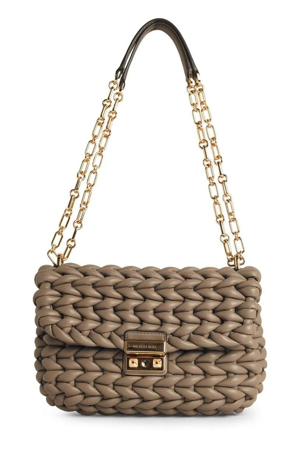 Michael Michael Kors Tribeca Large Hand-Braided Shoulder Bag