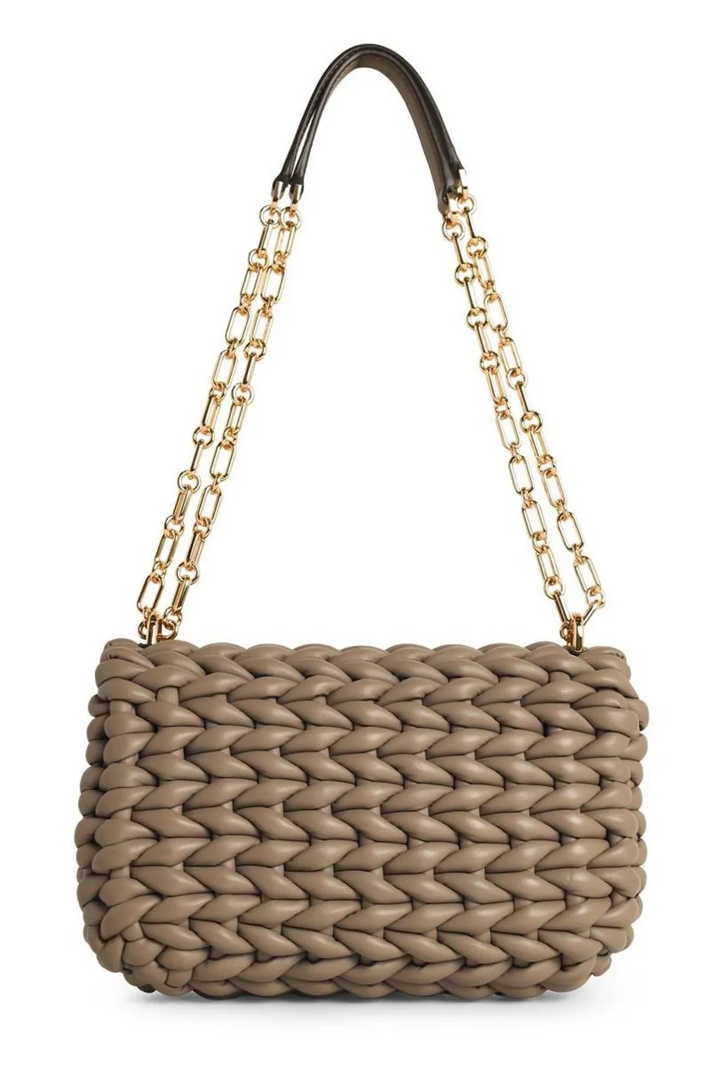 Michael Michael Kors Tribeca Large Hand-Braided Shoulder Bag