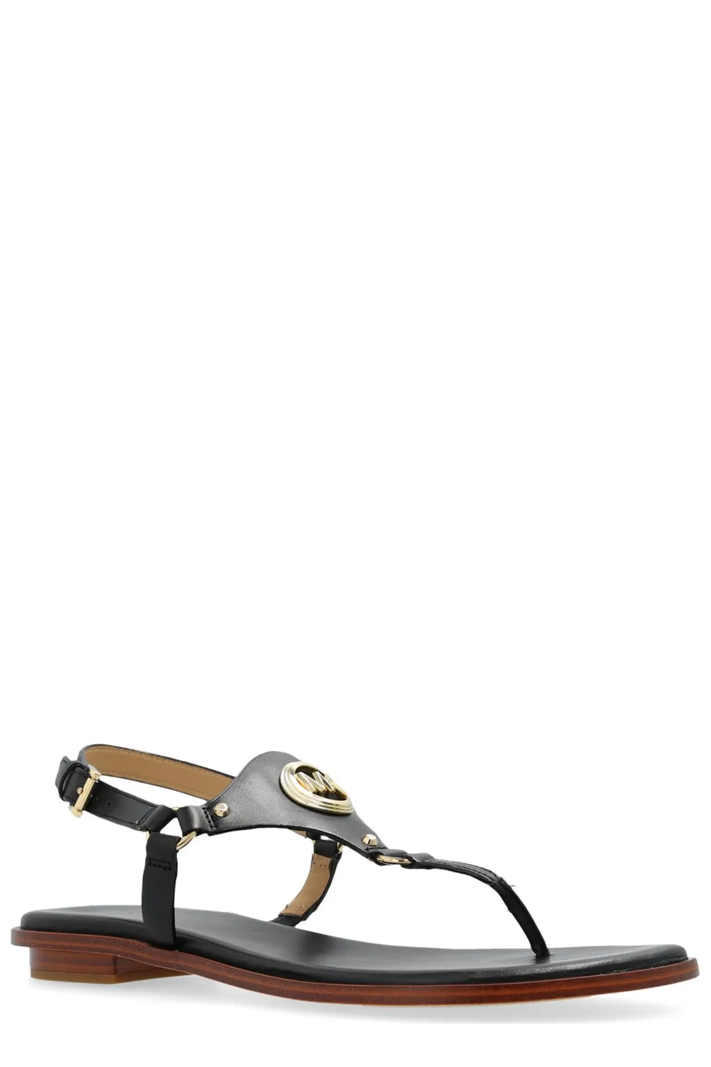 Michael Michael Kors Casey Logo Plaque Sandals