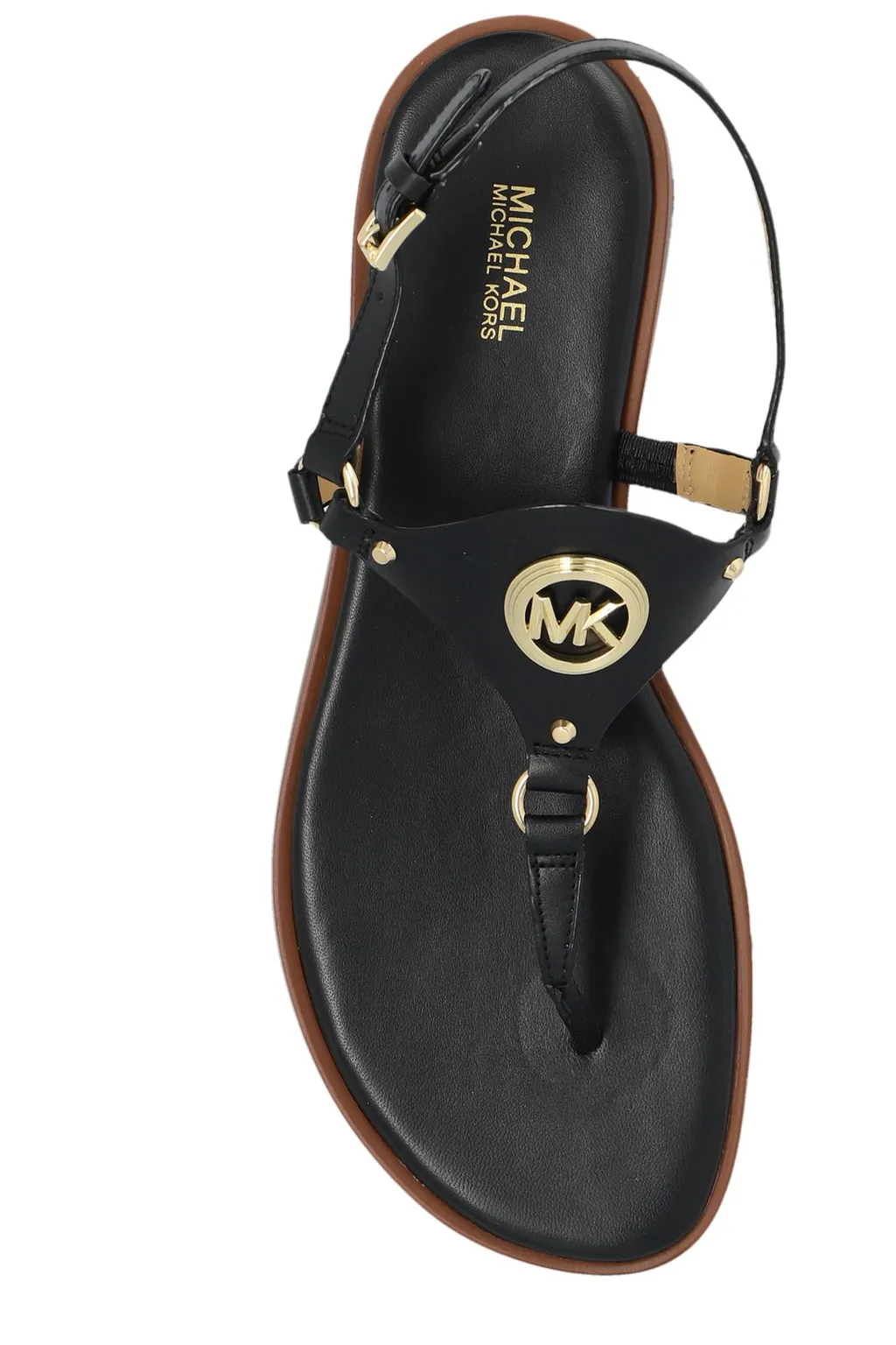 Michael Michael Kors Casey Logo Plaque Sandals