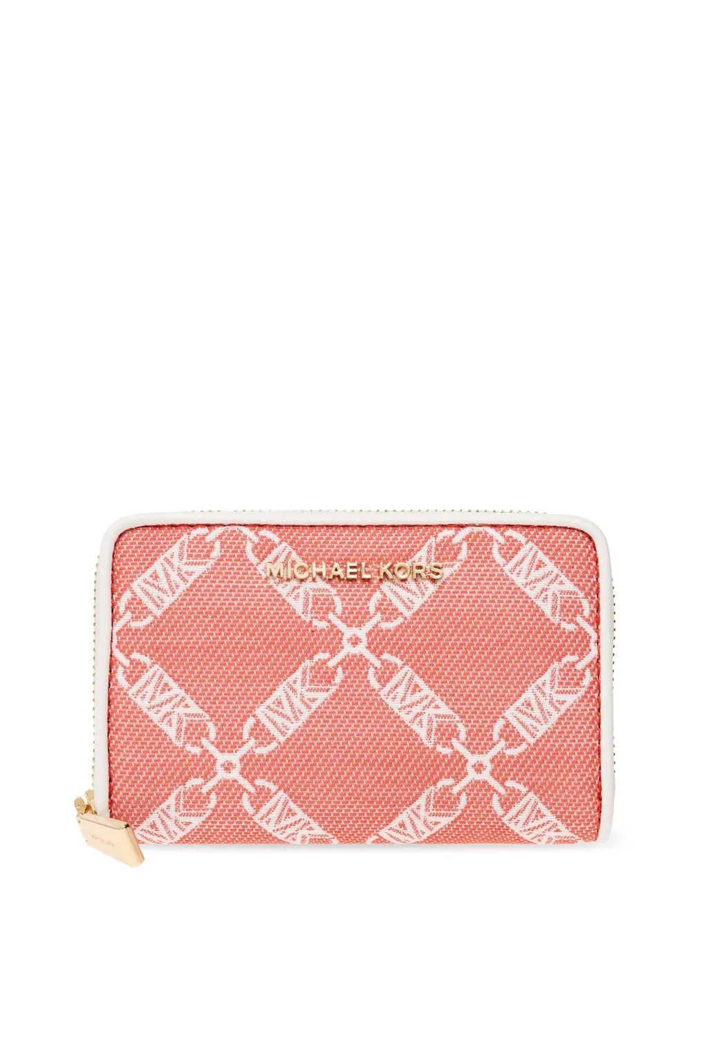 Michael Michael Kors Monogram Pattern Zipped Wallet