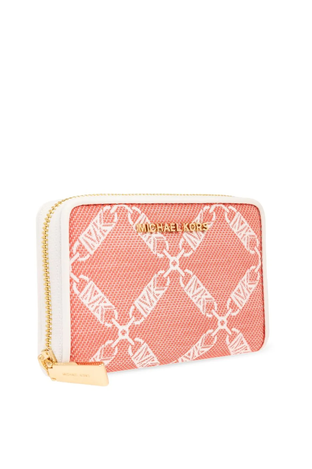 Michael Michael Kors Monogram Pattern Zipped Wallet