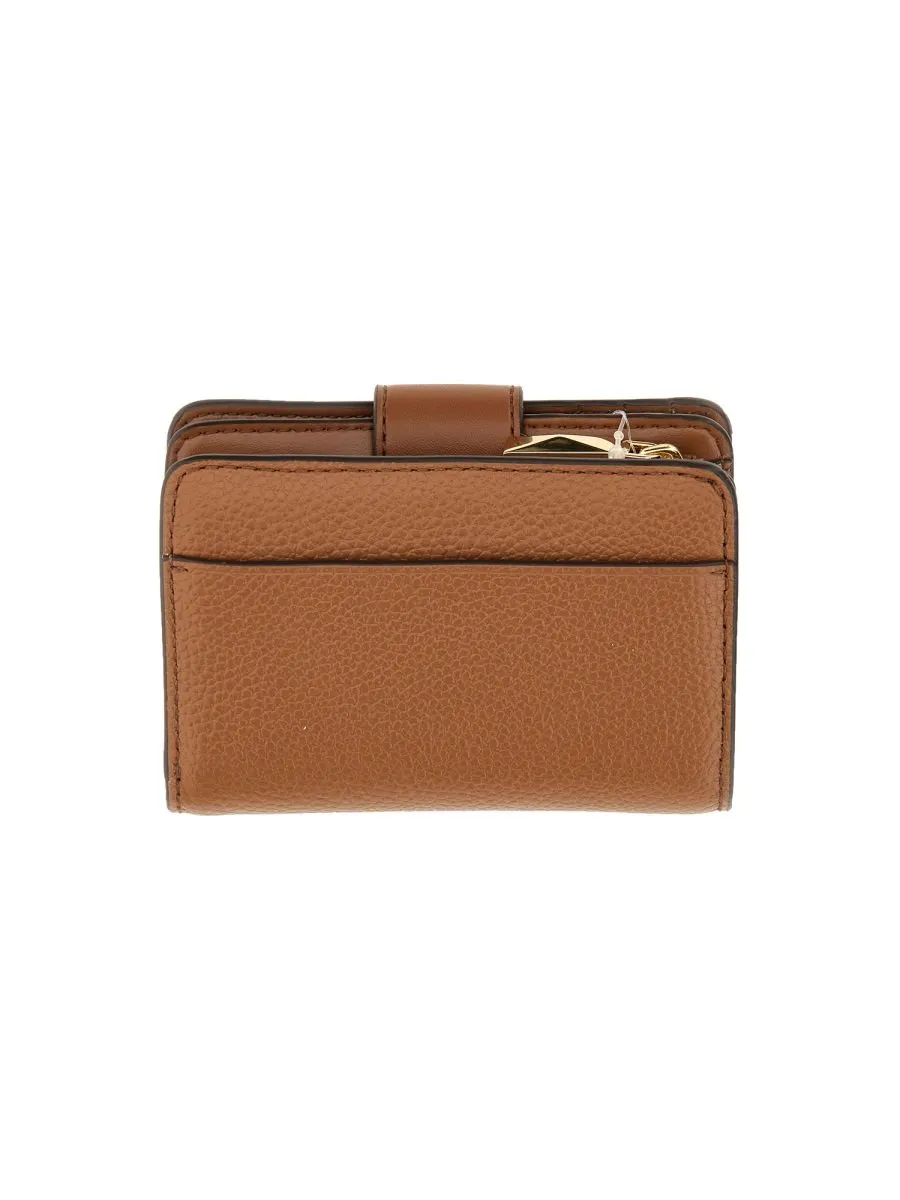 Michael Michael Kors Logo-Plaque Zipped Wallet