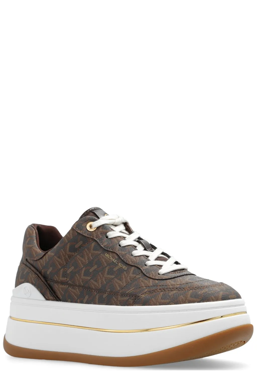 Michael Michael Kors Hayes Allover Logo Platform Sneakers