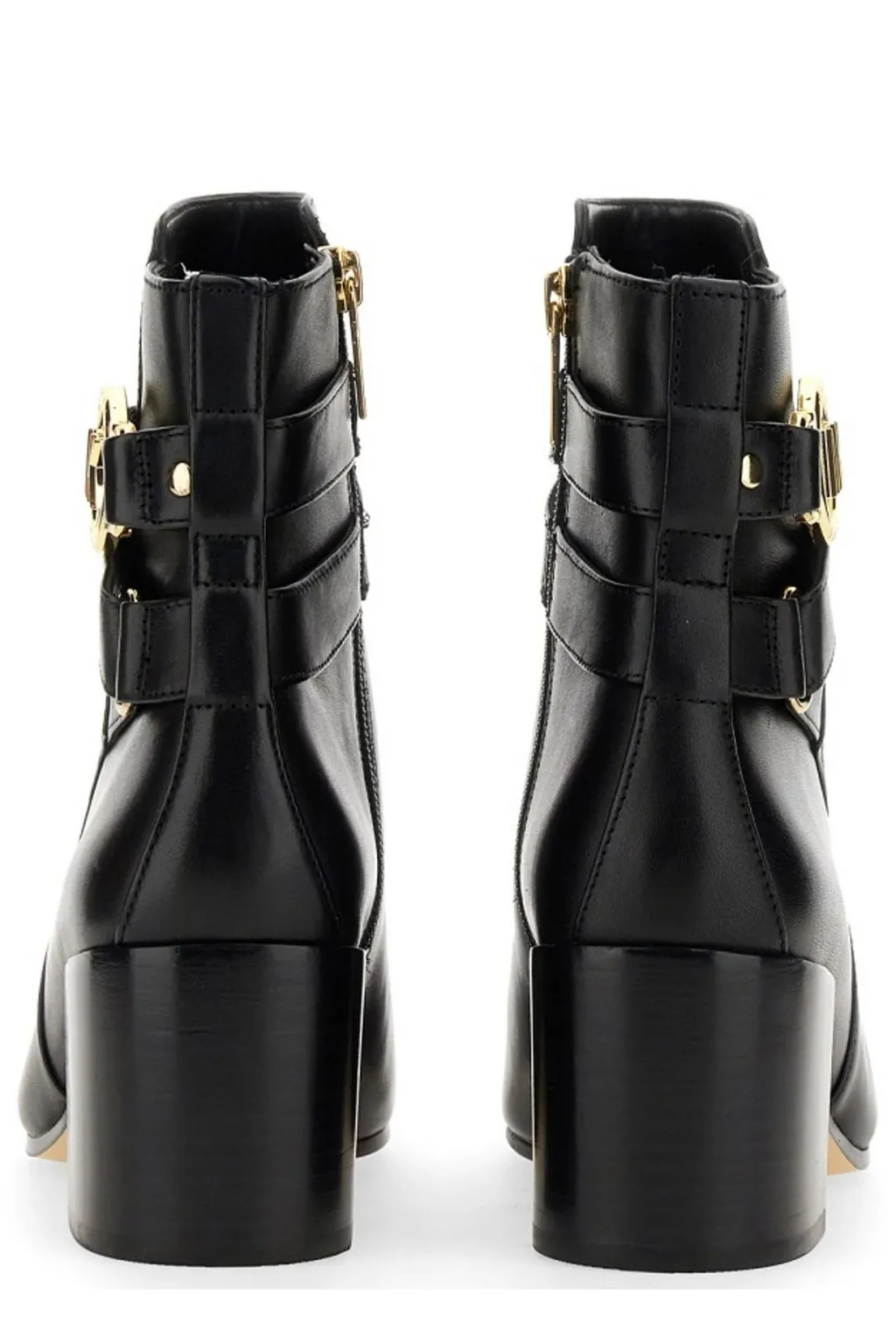 Michael Michael Kors Logo Plaque Ankle Boots
