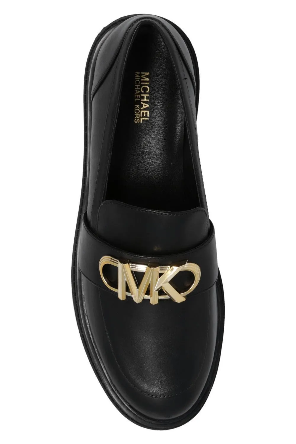 Michael Michael Kors Logo Plaque Slip-On Loafers
