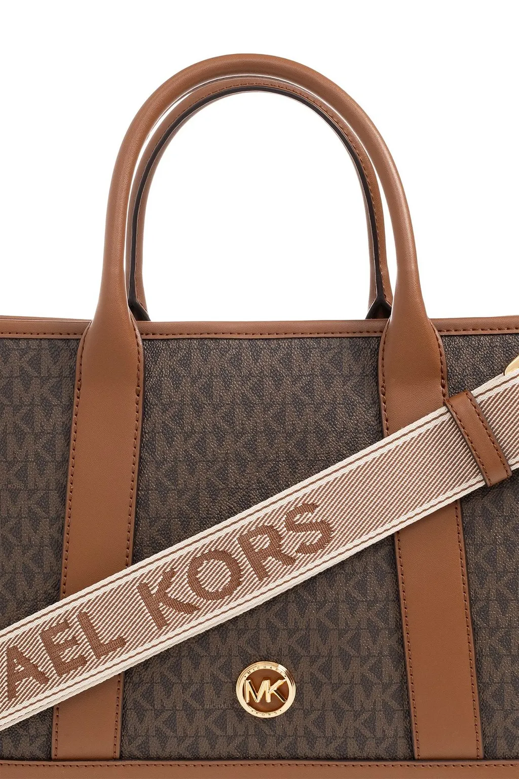 Michael Michael Kors Luisa Medium Signature Logo Satchel Bag