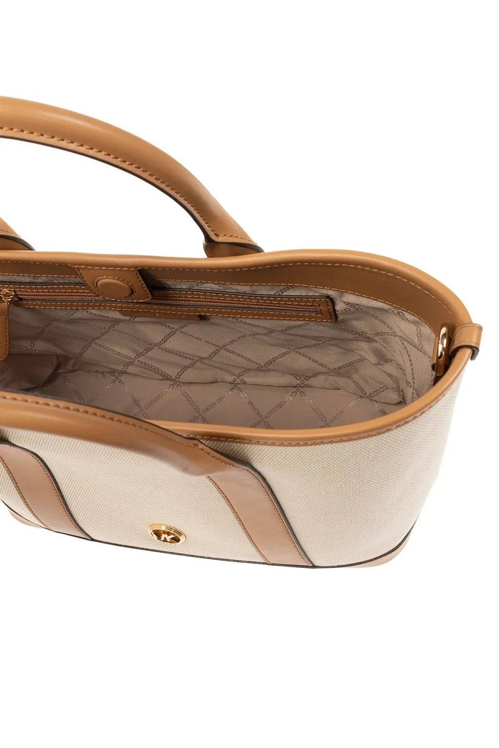 Michael Michael Kors Medium Luisa Logo Plaque Tote Bag