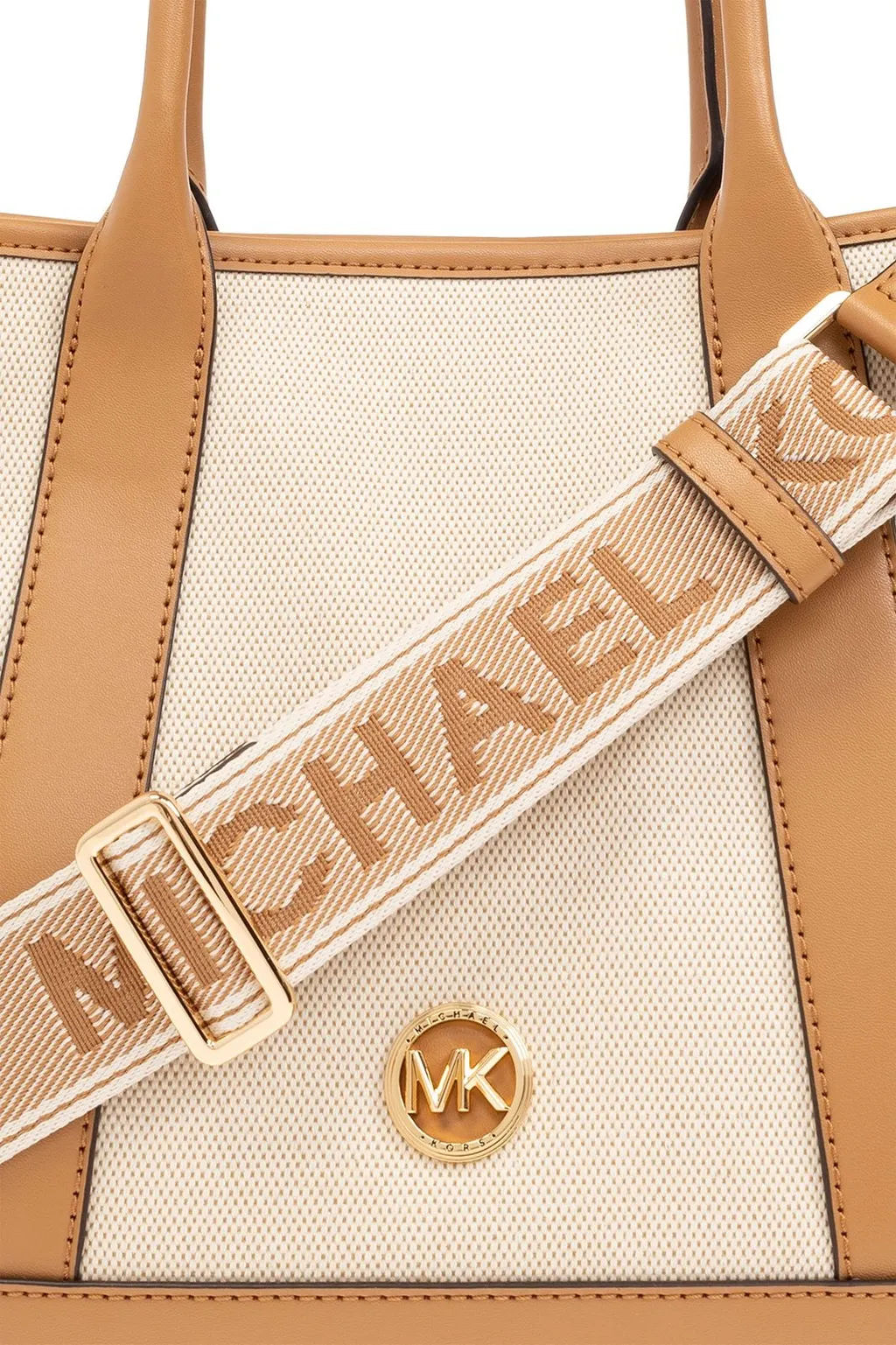 Michael Michael Kors Medium Luisa Logo Plaque Tote Bag