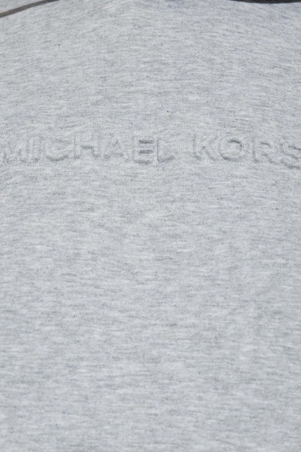Michael Michael Kors Logo Embossed Drawstring Hoodie