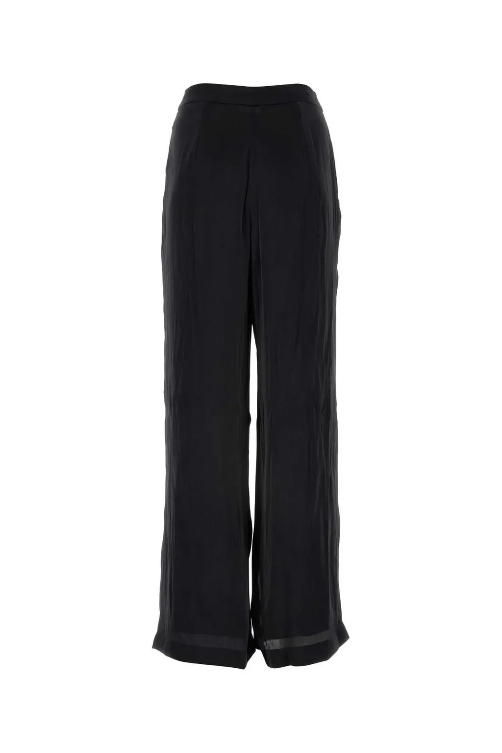 Michael Michael Kors Metallic Crinkled Wide-Leg Trousers