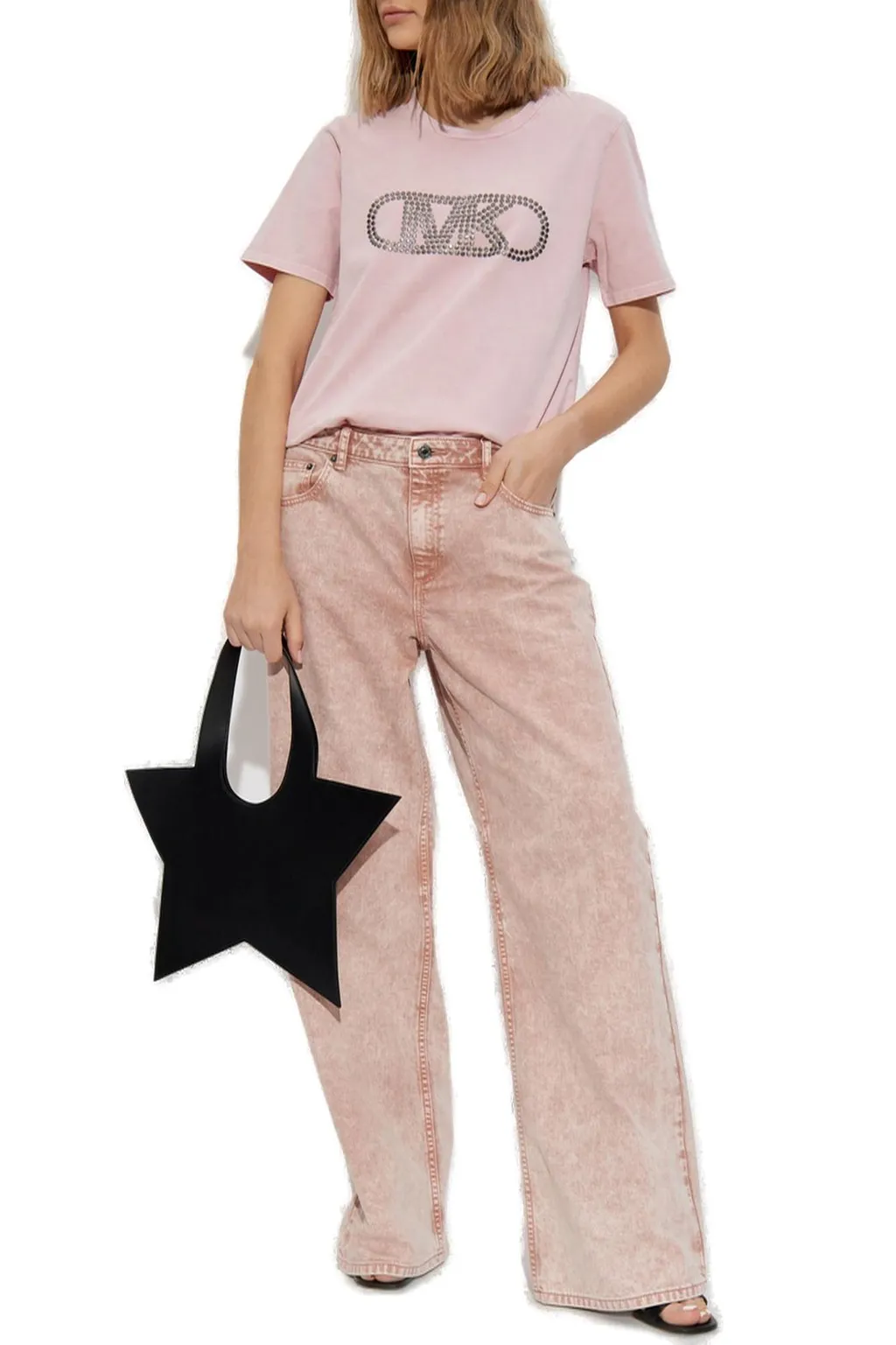 Michael Michael Kors Studded Crewneck T-Shirt