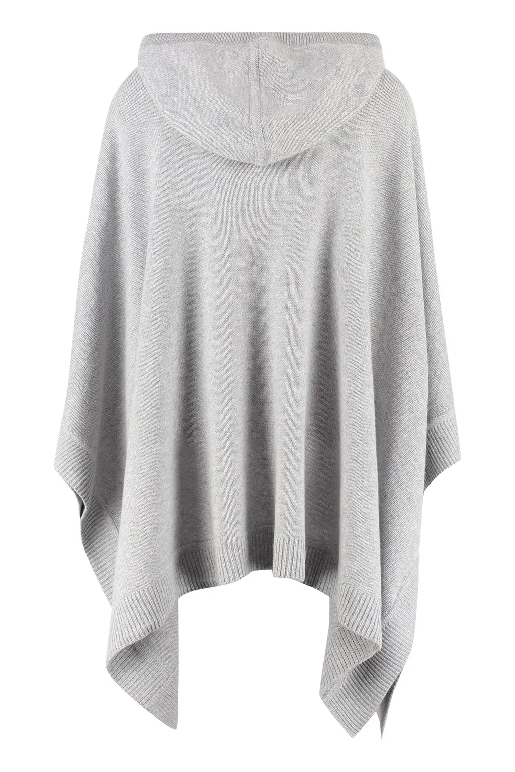Michael Michael Kors Fine Knit Drawstring Hooded Cape