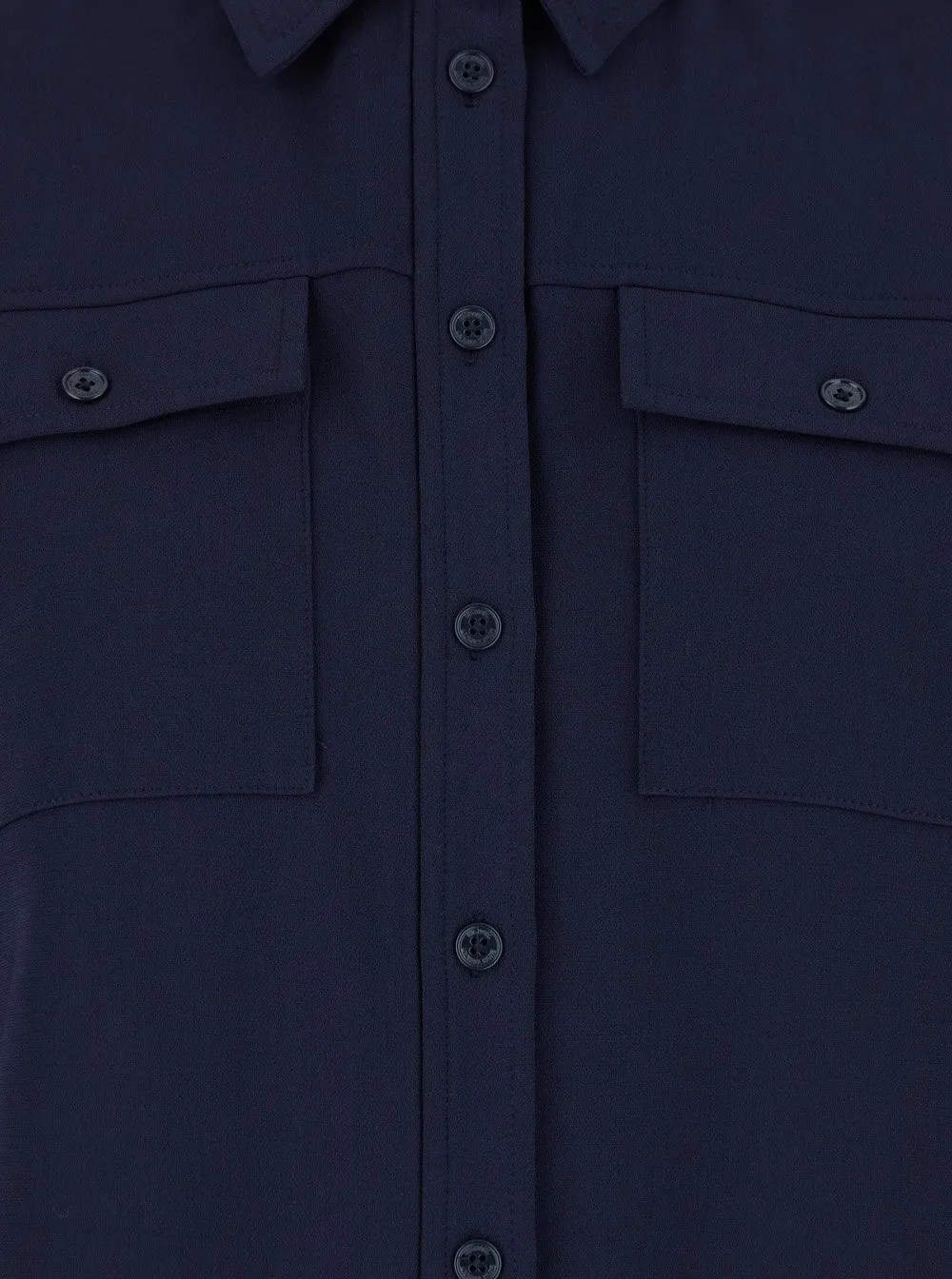 Michael Michael Kors Crepe Utility Shirt