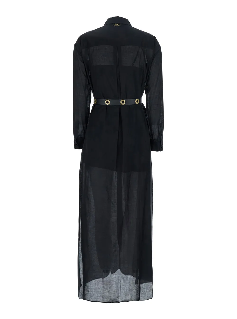Michael Michael Kors Belted Long-Sleeved Dress