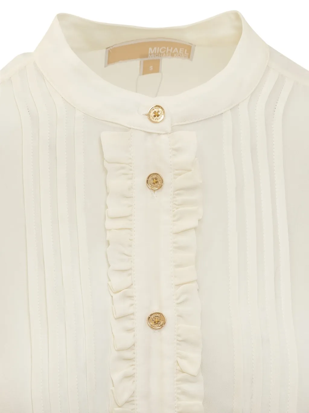 Michael Michael Kors Ruffled Pleated Blouse