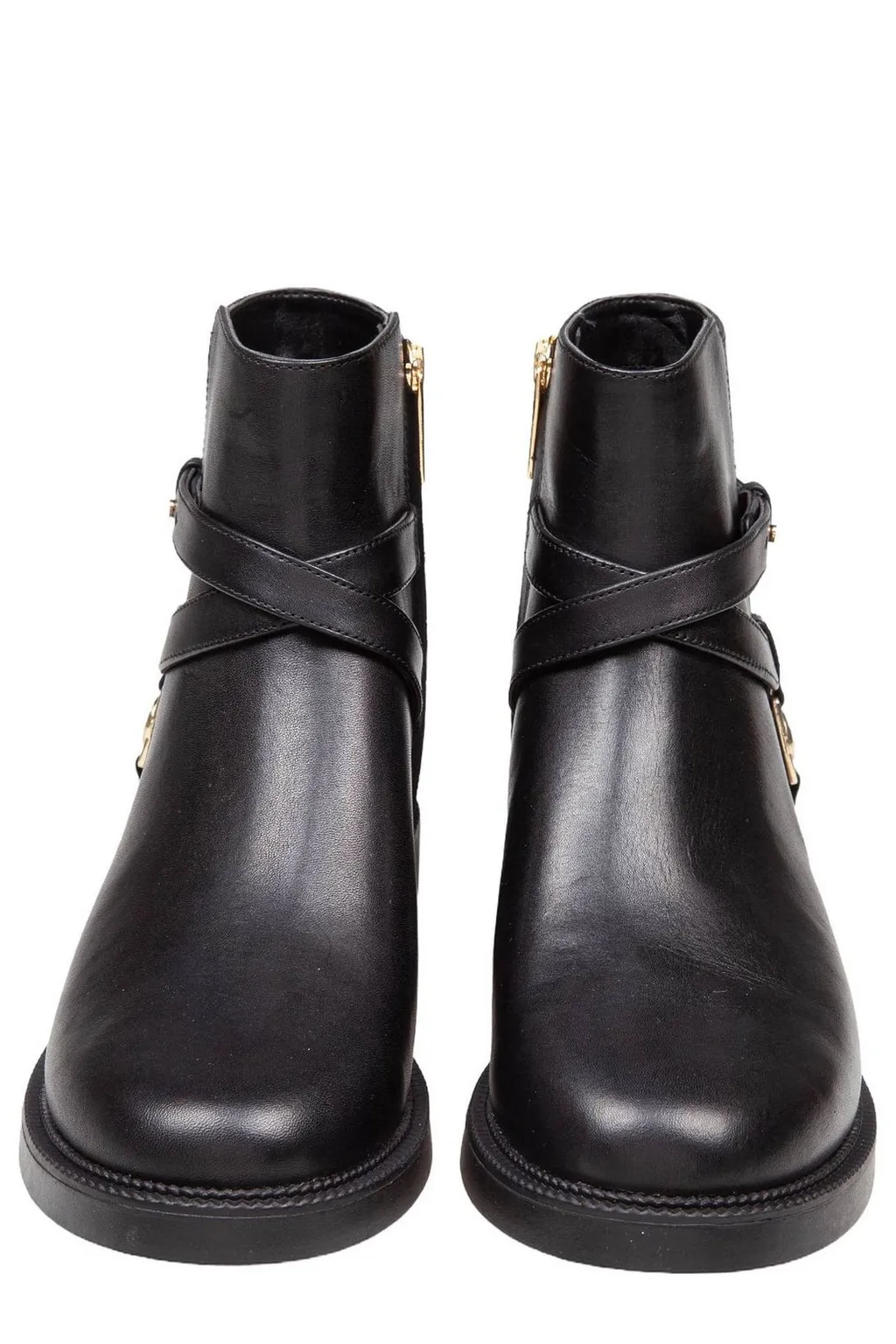 Michael Michael Kors Crosby Leather Platform Moto Boots