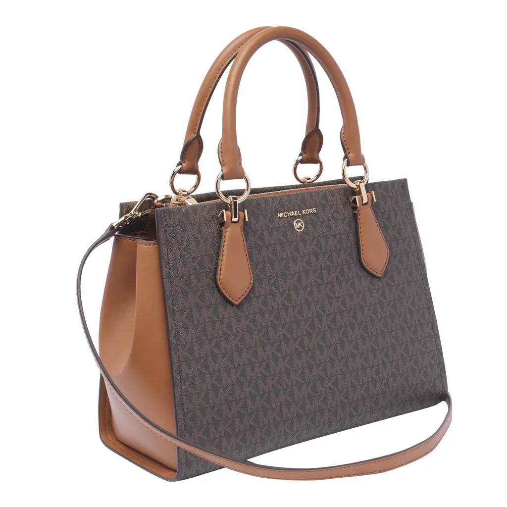 Michael Michael Kors Marilyn Medium Logo Satchel Bag