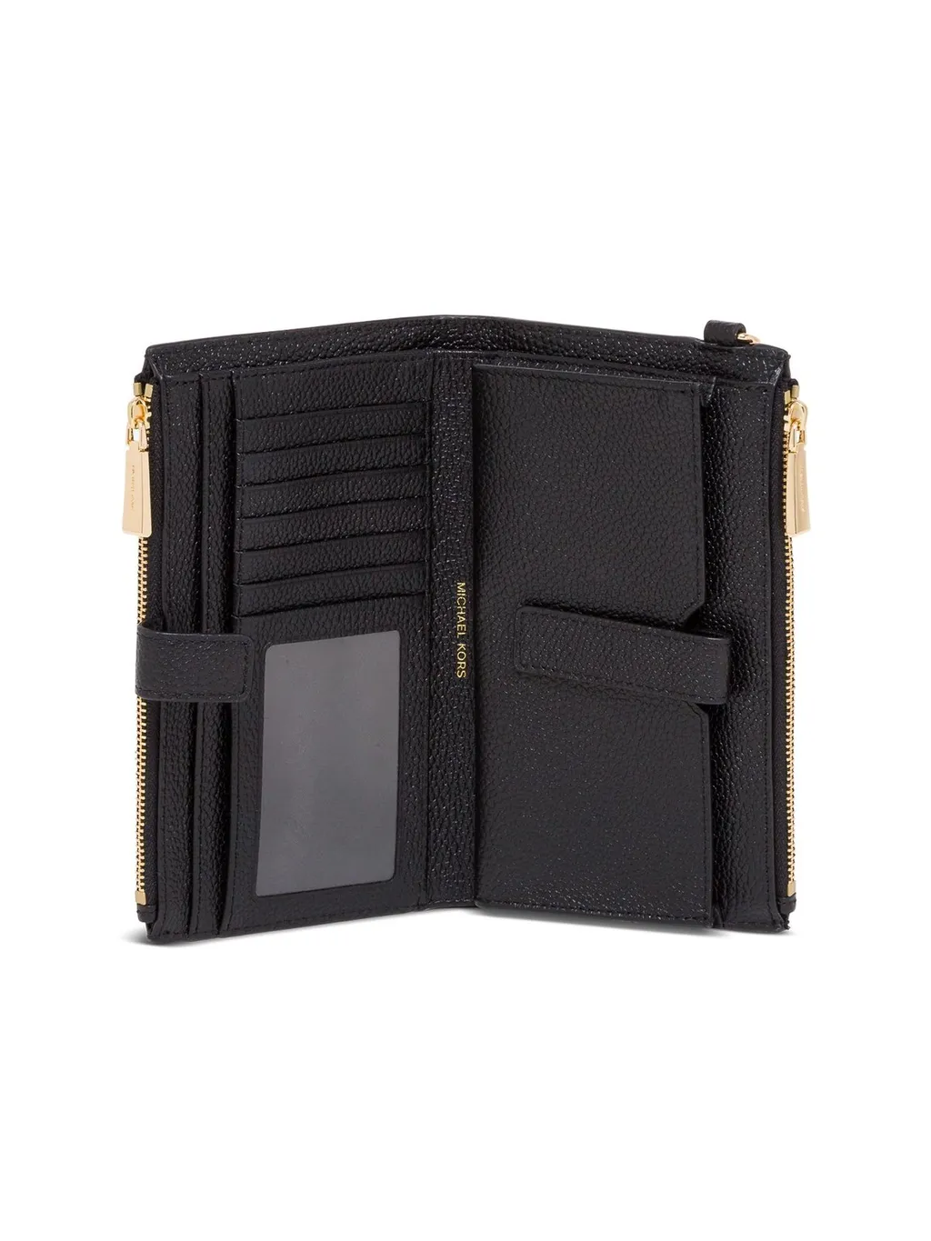 Michael Michael Kors Logo Plaque Zipped Wallet