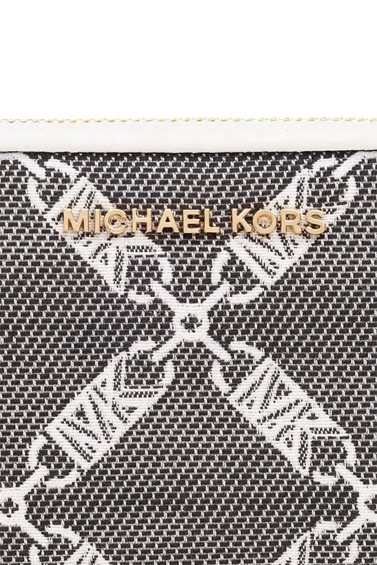 Michael Michael Kors Monogram Pattern Zipped Wallet