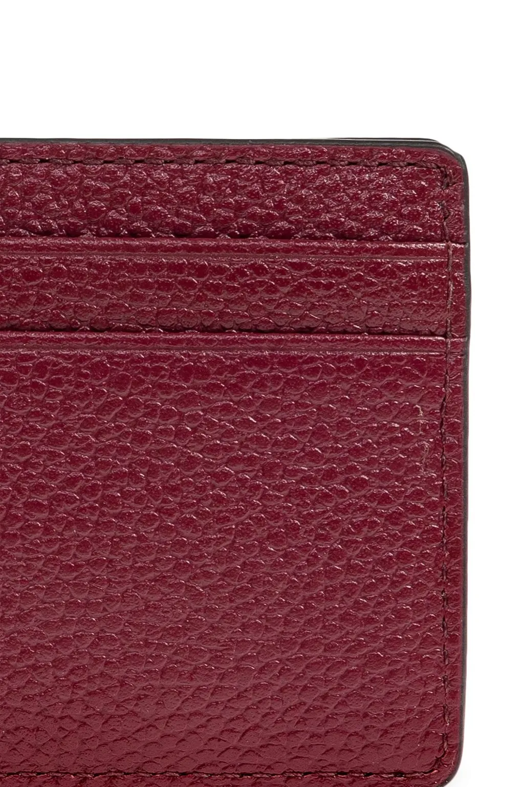 Michael Michael Kors Jet Set Pebbled Leather Card Case