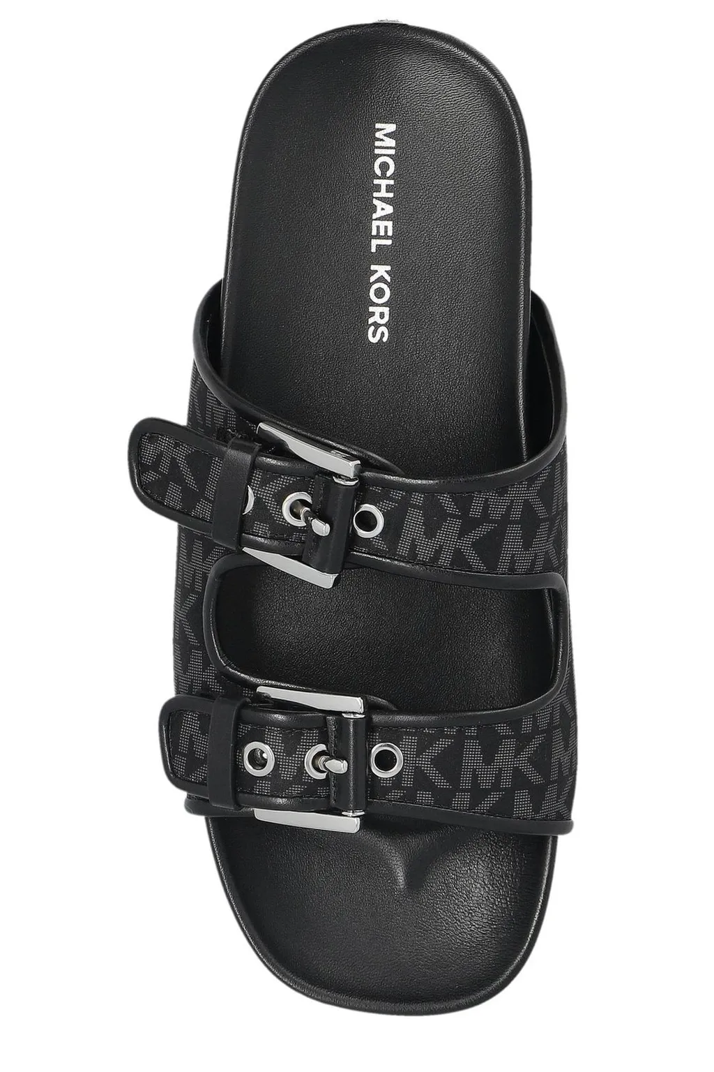 Michael Michael Kors Byers Signature Logo Slide Sandals