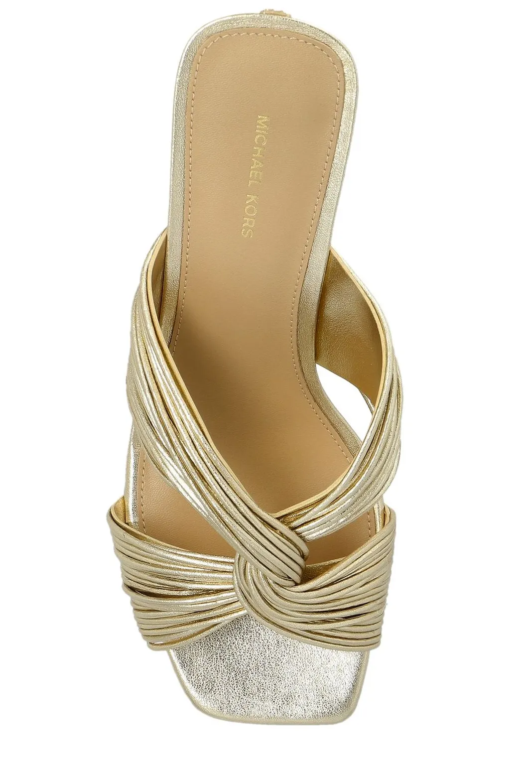 Michael Michael Kors Alessia Metallic Mule Sandals