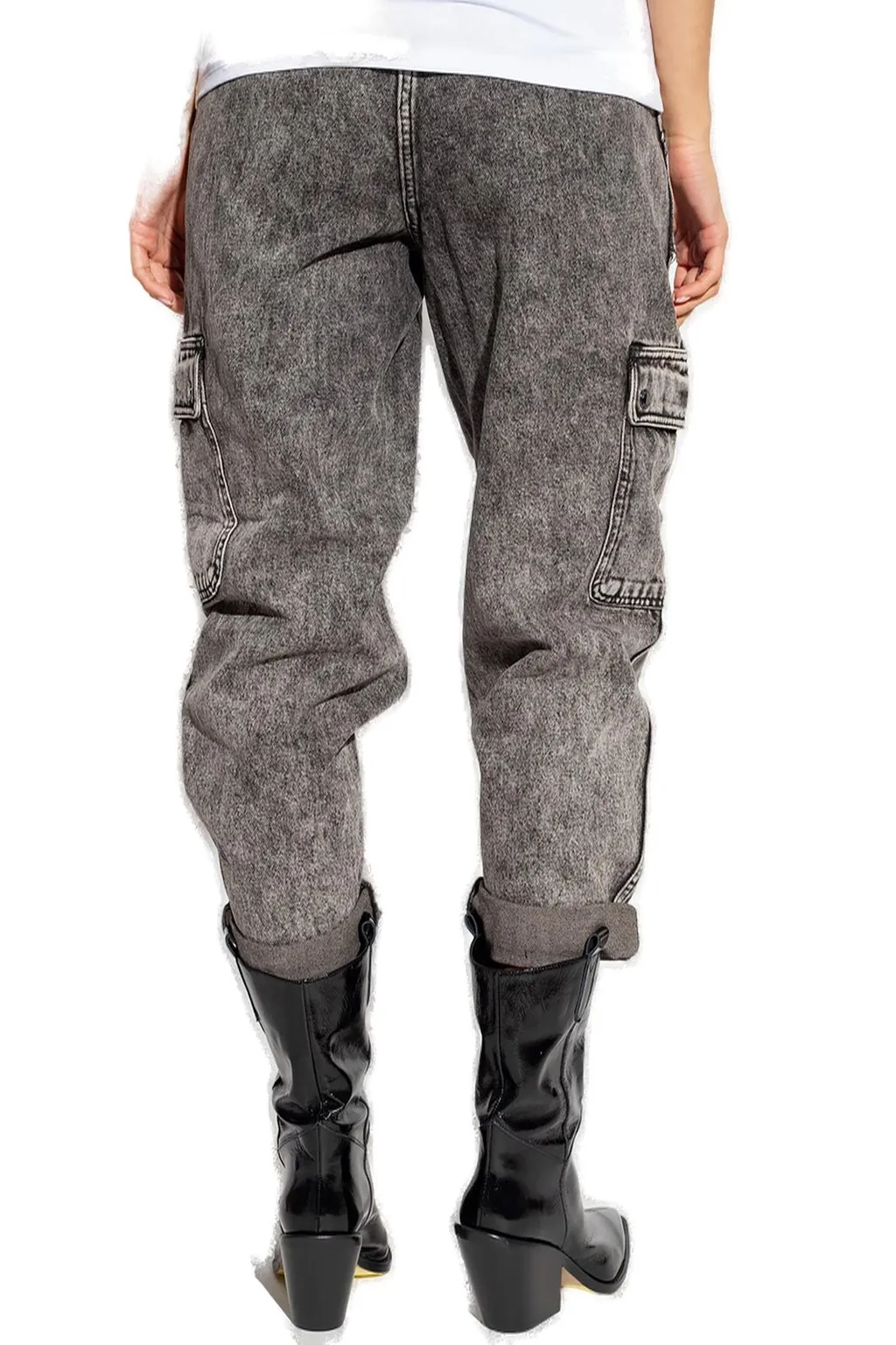 Michael Michael Kors Belted Straight Leg Jeans
