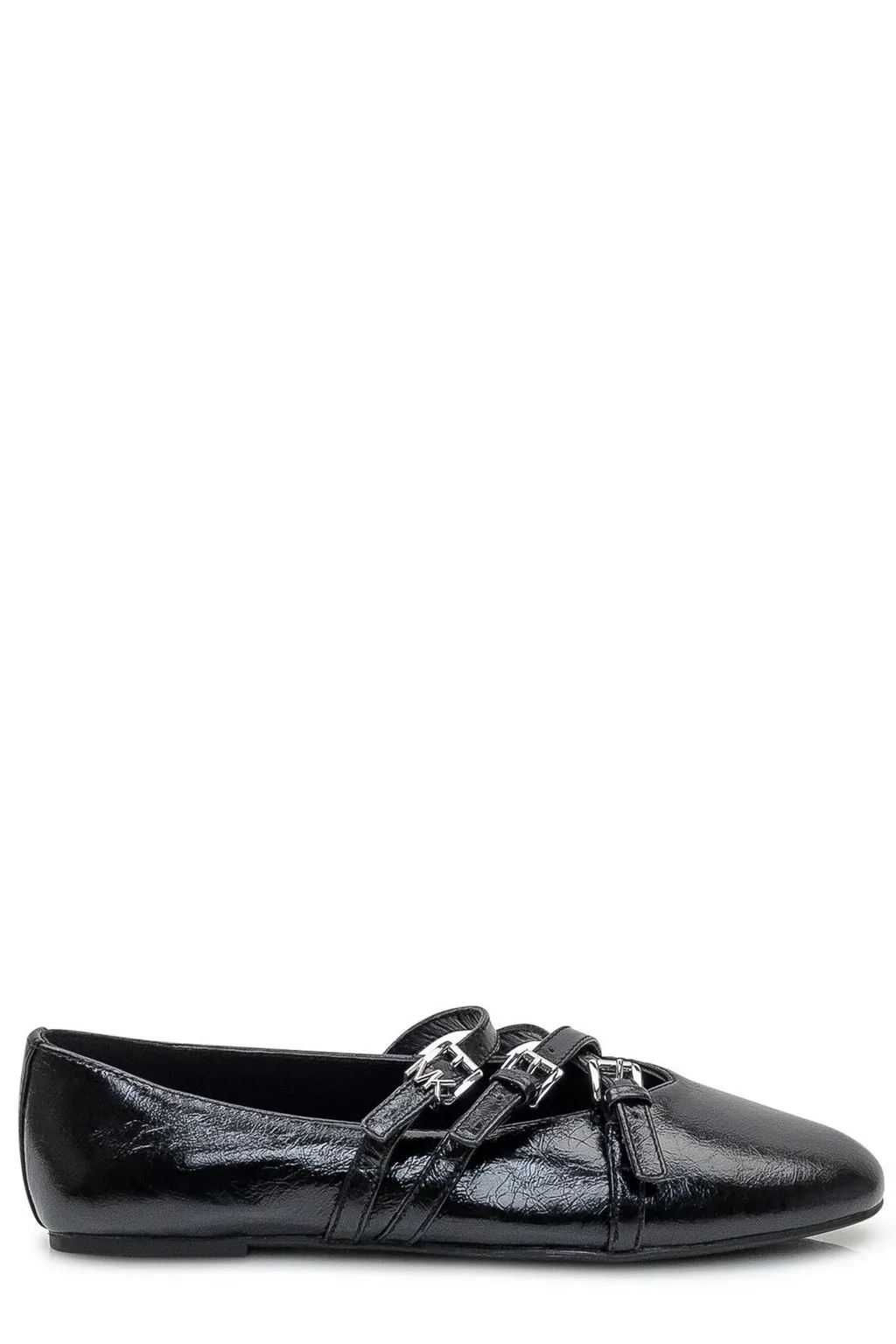 Michael Michael Kors Buckle Detailed Slip-On Flat Shoes