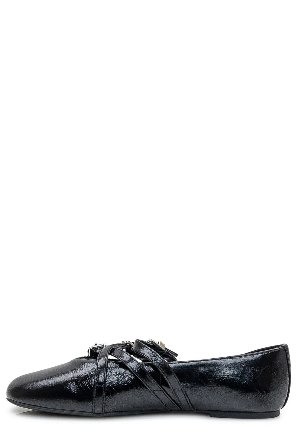 Michael Michael Kors Buckle Detailed Slip-On Flat Shoes