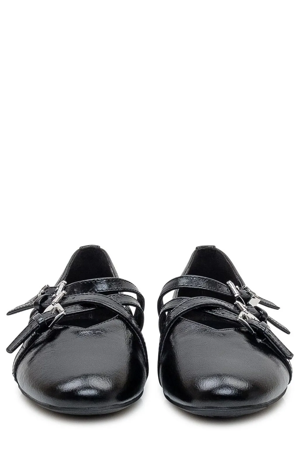 Michael Michael Kors Buckle Detailed Slip-On Flat Shoes
