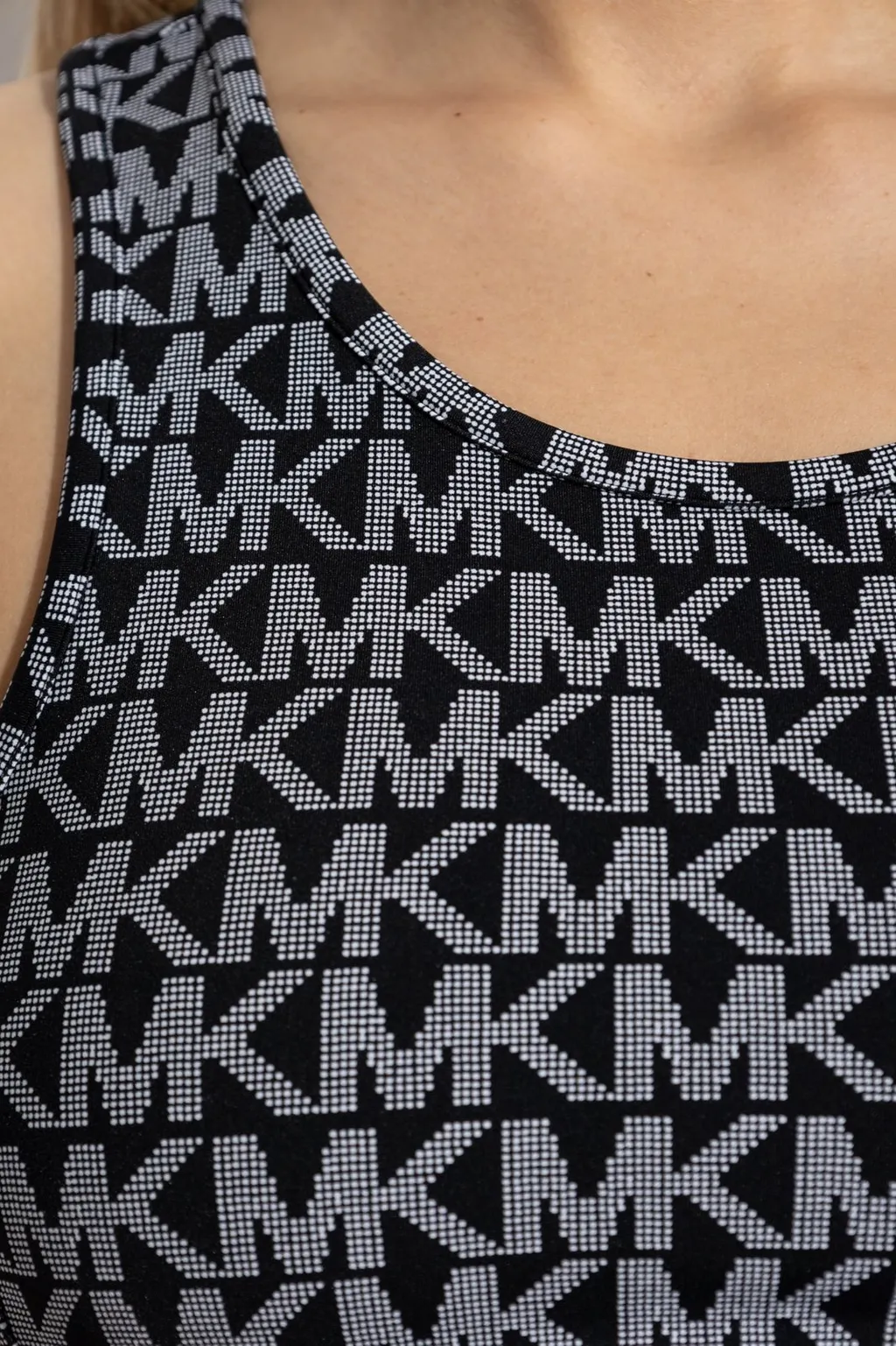 Michael Michael Kors Logo Stretch Sports Bra