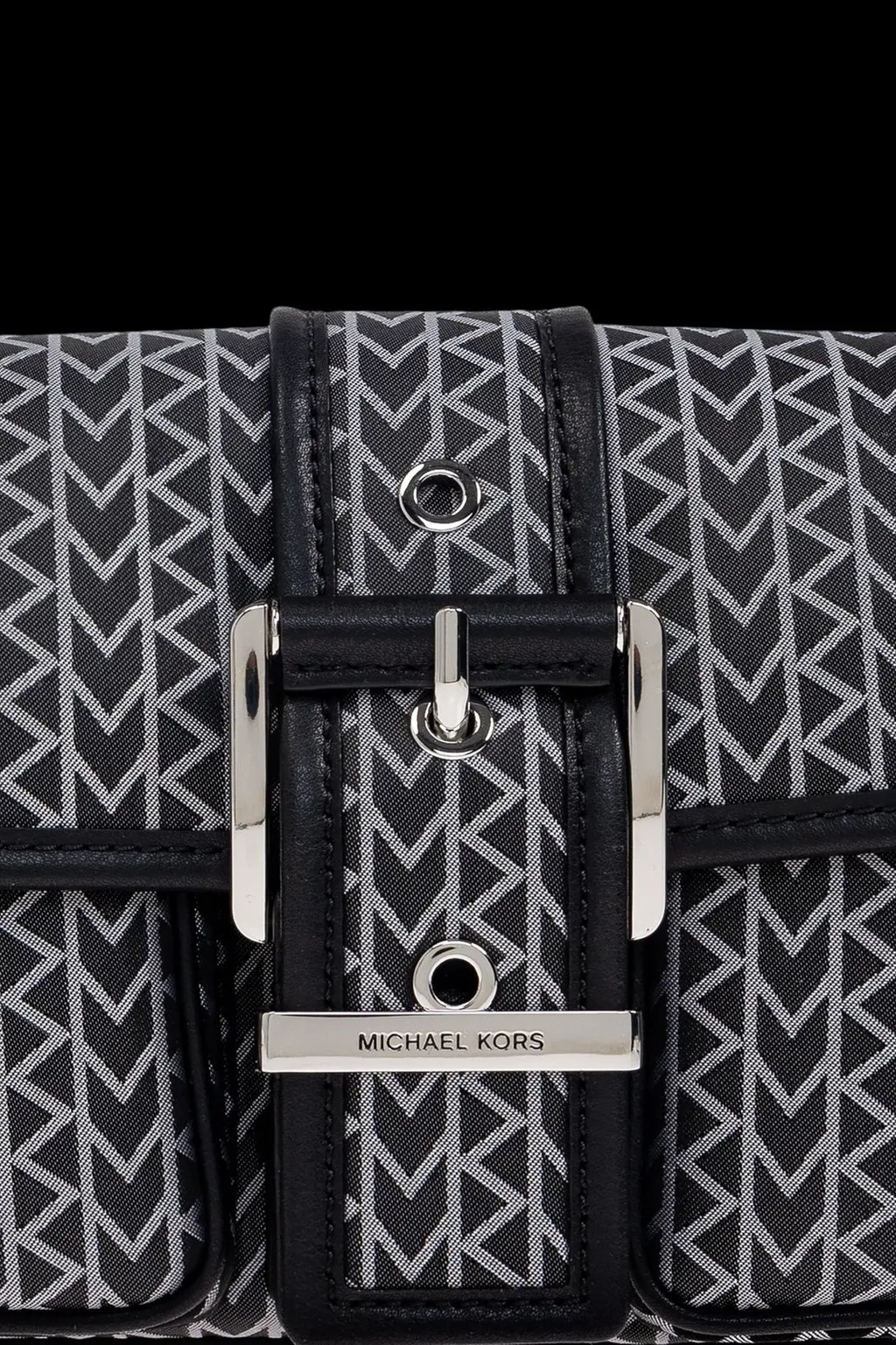 Michael Michael Kors Logo Jacquard Colby Medium Shoulder Bag