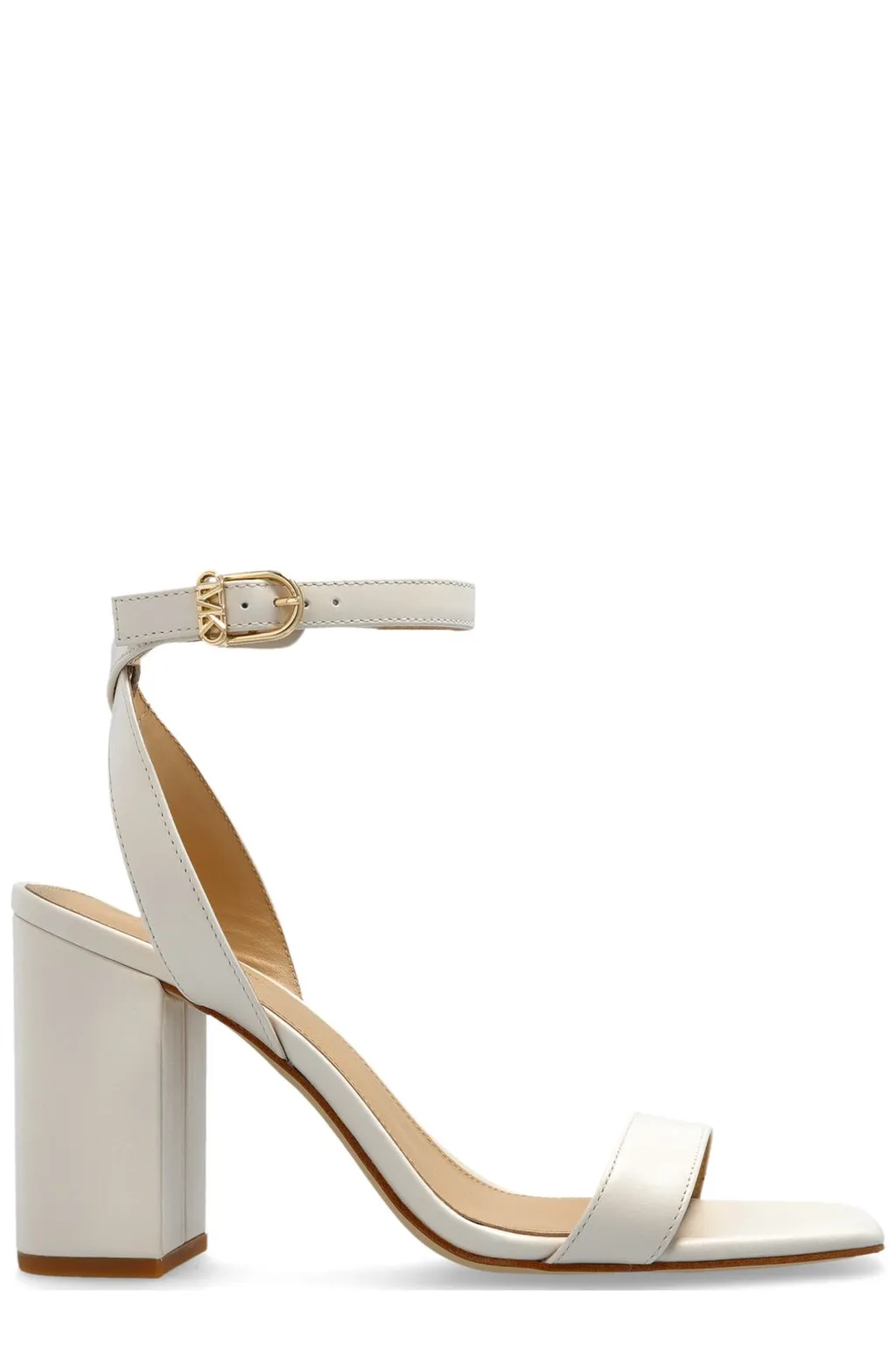 Michael Michael Kors Merriam Leather Block Heel Sandals